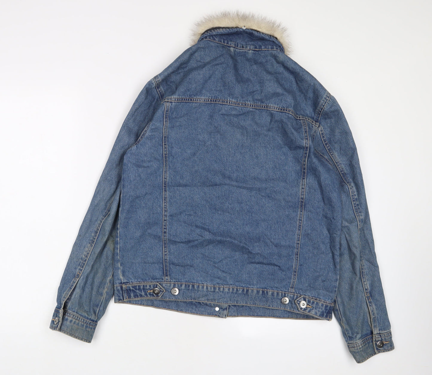 George Womens Blue Jacket Size 14 Button - Pockets