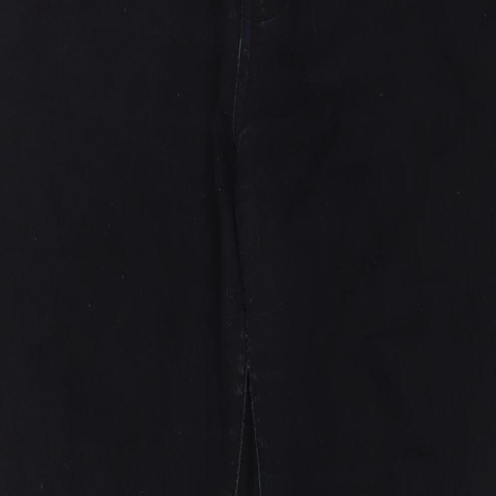 Month Star Womens Blue Cotton Straight Jeans Size 35 in L30 in Regular Zip