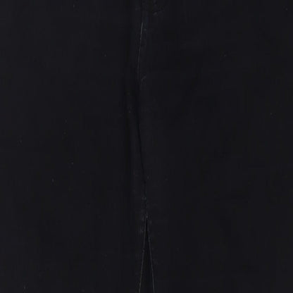 Month Star Womens Blue Cotton Straight Jeans Size 35 in L30 in Regular Zip