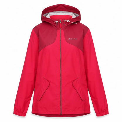 Womens UK Size S DECATHLON Pink Rain Coat