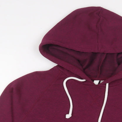 H&M Womens Purple Polyester Pullover Hoodie Size M Pullover