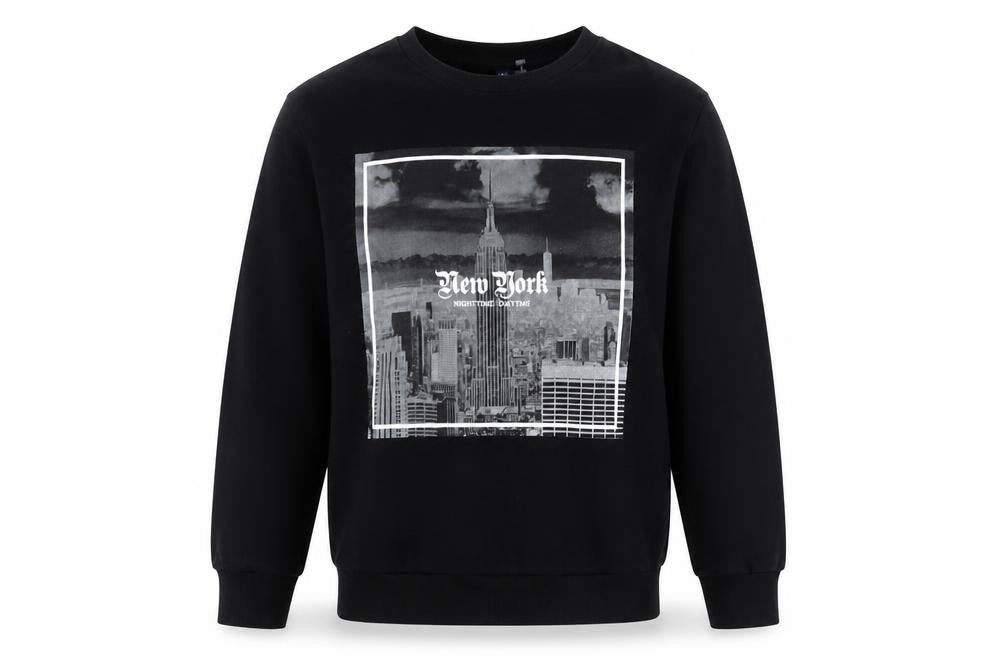 Mens UK Size M H&M Black Pullover Sweatshirt