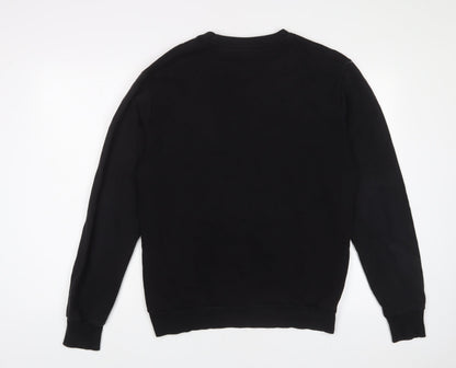 Mens UK Size M H&M Black Pullover Sweatshirt