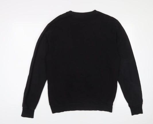 Mens UK Size M H&M Black Pullover Sweatshirt