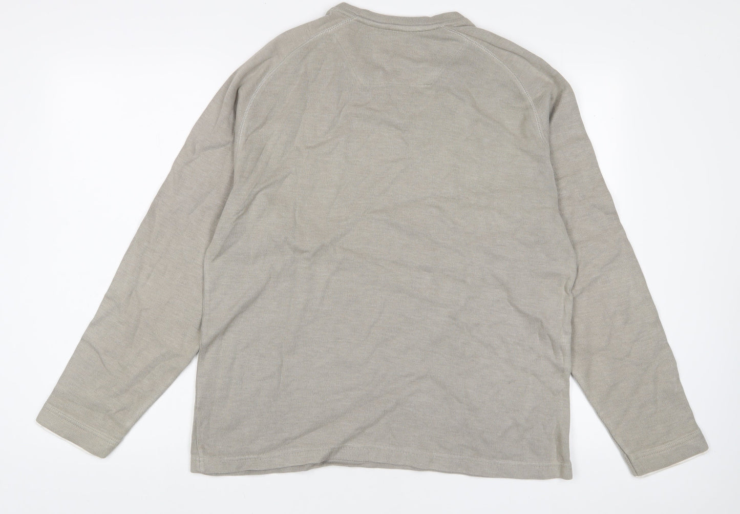 Mens UK Size M Blue Harbour Grey Pullover Sweatshirt