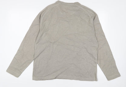 Mens UK Size M Blue Harbour Grey Pullover Sweatshirt