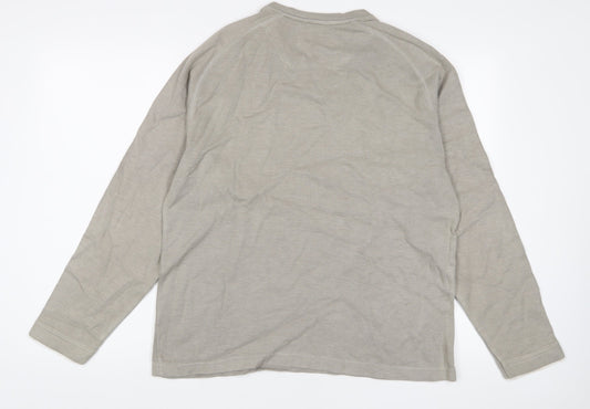 Mens UK Size M Blue Harbour Grey Pullover Sweatshirt
