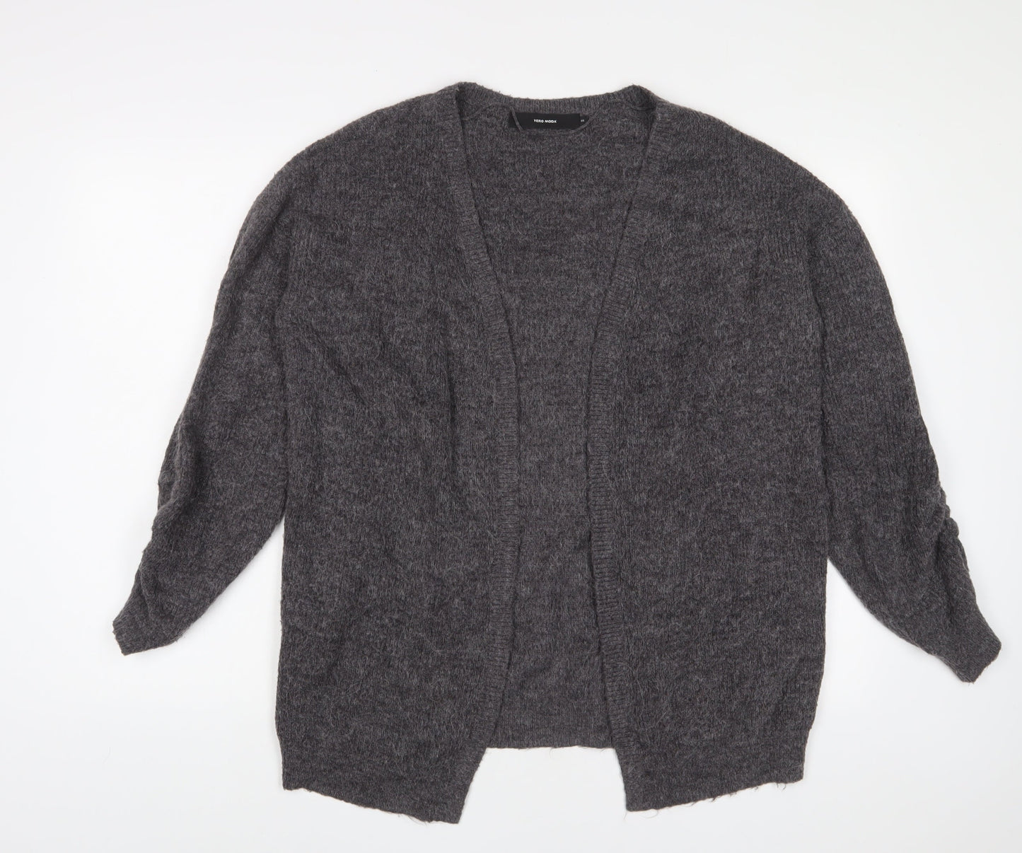 Womens UK Size XS VERO MODA Grey Cardigan Jumper