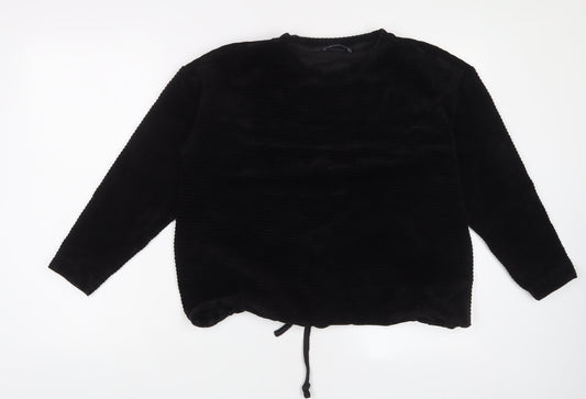 Womens UK Size 10 Marks and Spencer Black Pullover Sweatshirt