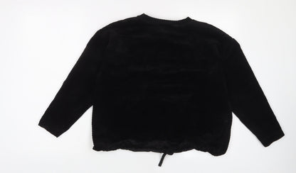 Womens UK Size 10 Marks and Spencer Black Pullover Sweatshirt