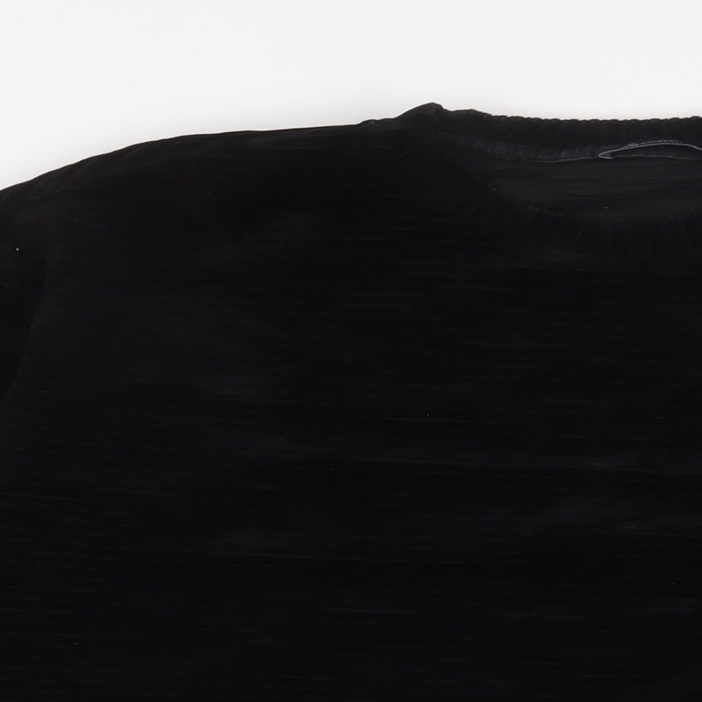 Womens UK Size 10 Marks and Spencer Black Pullover Sweatshirt