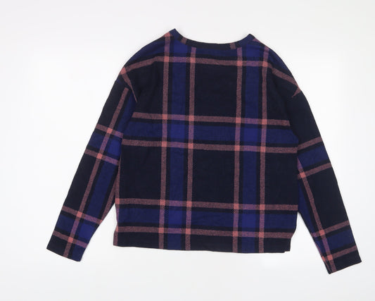 Womens UK Size 10 Marks and Spencer Blue Pullover Sweatshirt