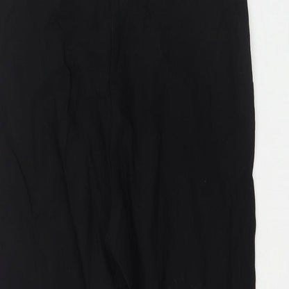 Lilia Womens Black Cotton Bermuda Shorts Size M L17 in Regular Pull On