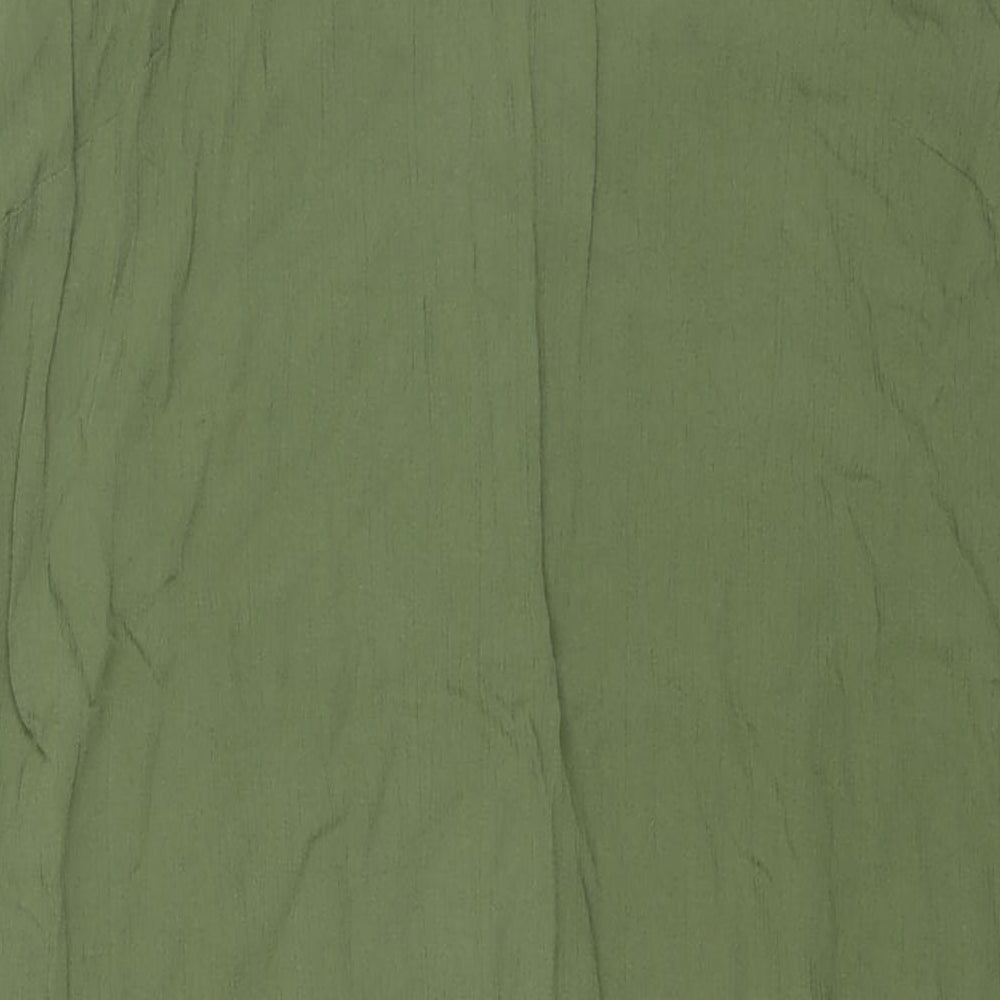 Marks and Spencer Womens Green Viscose Tank Dress Size 16 V-Neck Pullover
