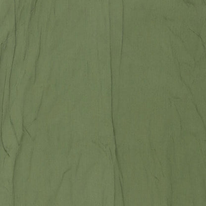 Marks and Spencer Womens Green Viscose Tank Dress Size 16 V-Neck Pullover