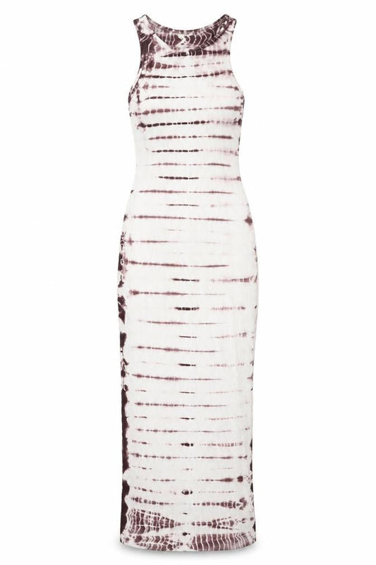 Weekday Womens White Colourblock Cotton Bodycon Size XS Round Neck Pullover - Tie-dye