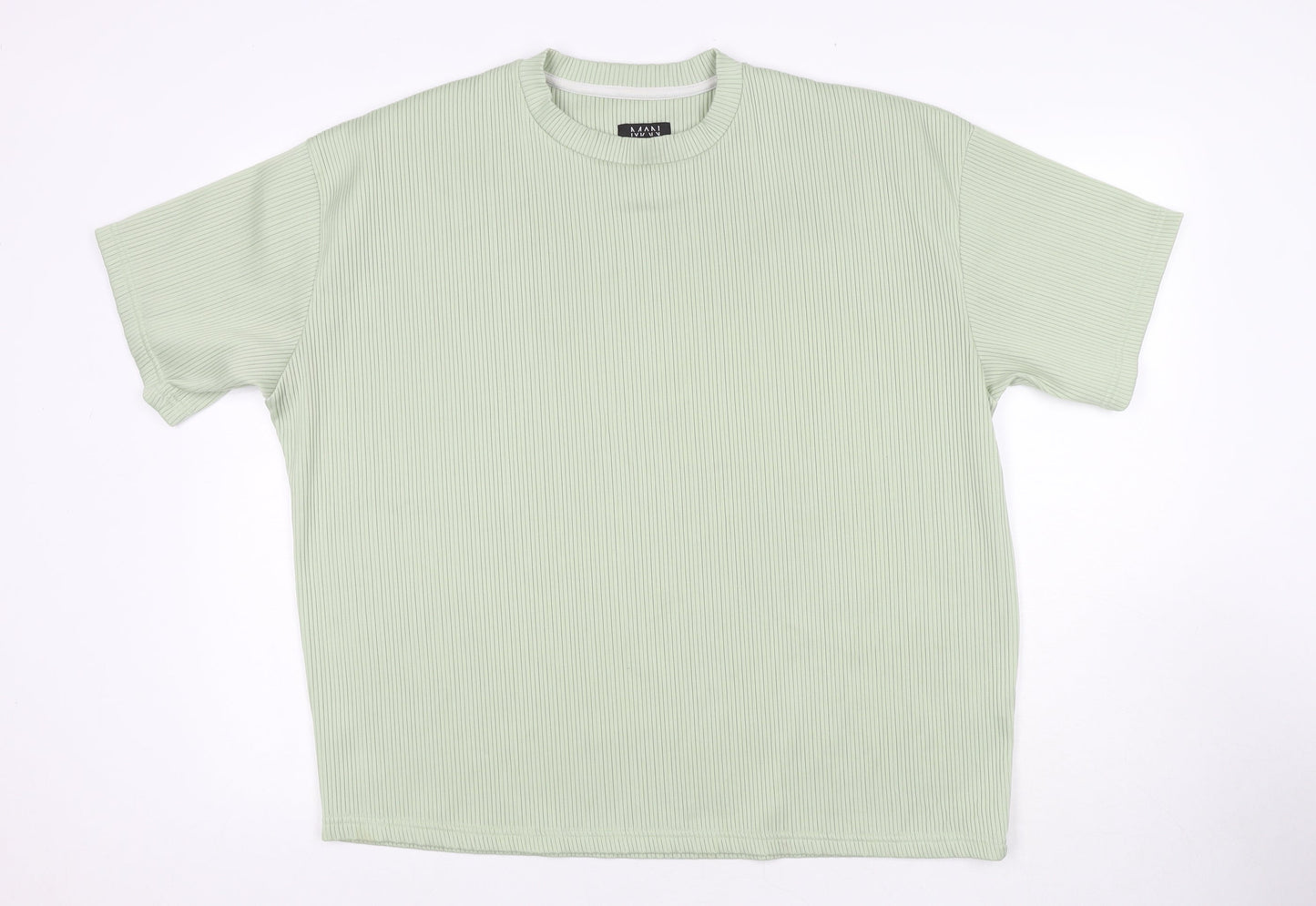 Mens UK Size M Boohoo Green  T-Shirt