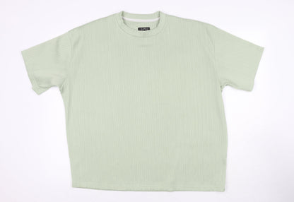 Mens UK Size M Boohoo Green  T-Shirt