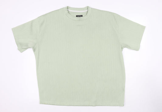 Mens UK Size M Boohoo Green  T-Shirt