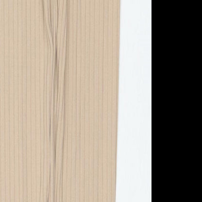Womens UK Size 8 PRETTYLITTLETHING Regular Fit Pedal Pusher Beige Trousers
