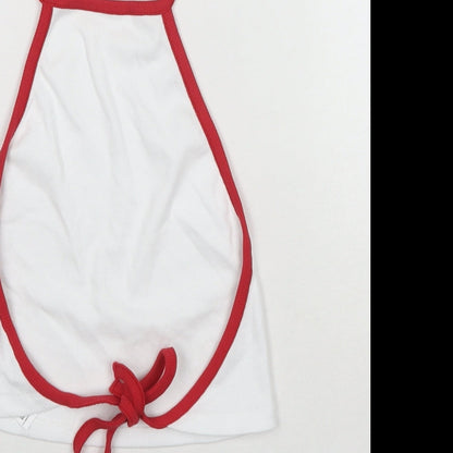 Womens UK Size 6 ASOS White Cropped Tank