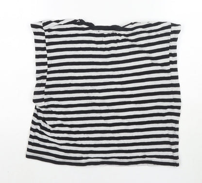 Womens UK Size M Zara Black Basic Tank
