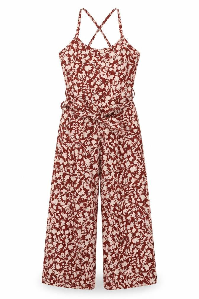 Womens UK Size S Mango One-Piece Red Jumpsuit