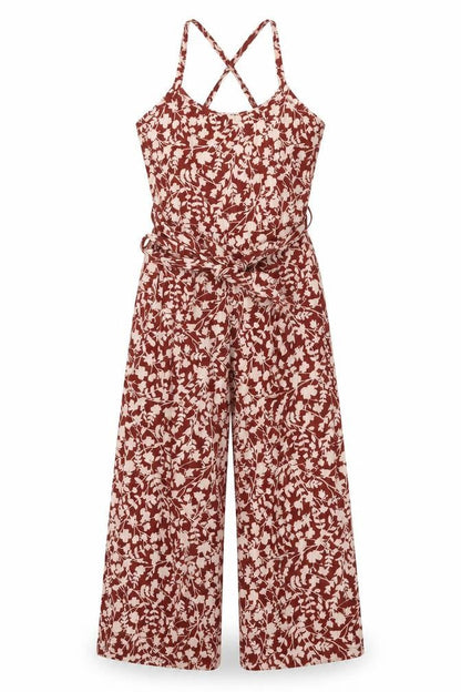 Womens UK Size S Mango One-Piece Red Jumpsuit