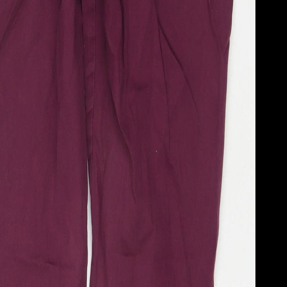 River Island Womens Red Polyester Blend Skinny Jeans Size 10 L28 in Regular Zip