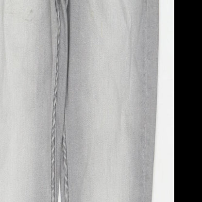 Denim & Co. Mens Grey Cotton Skinny Jeans Size 28 in L32 in Regular Zip