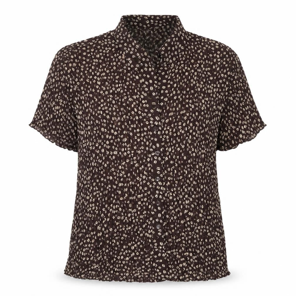 Womens UK Size 16 Epilogue Brown Basic Blouse