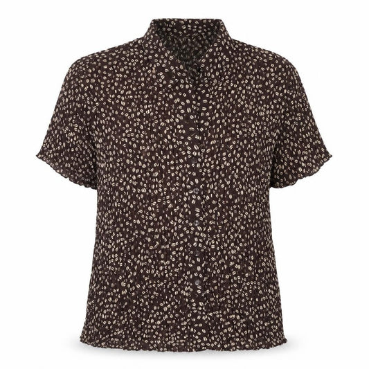 Womens UK Size 16 Epilogue Brown Basic Blouse