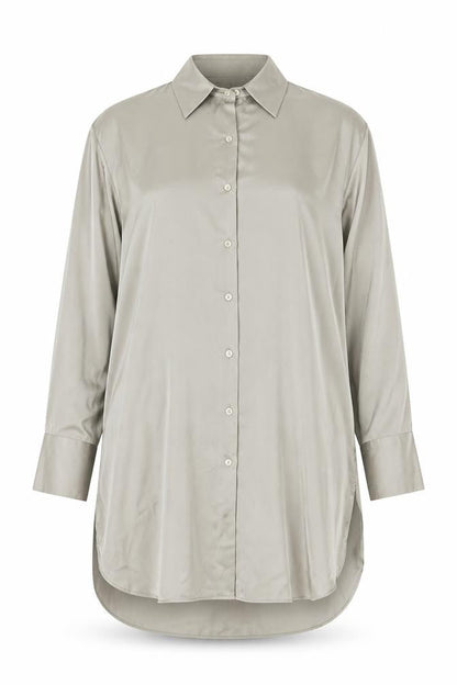 Womens UK Size S Zara Green Basic Button-Up