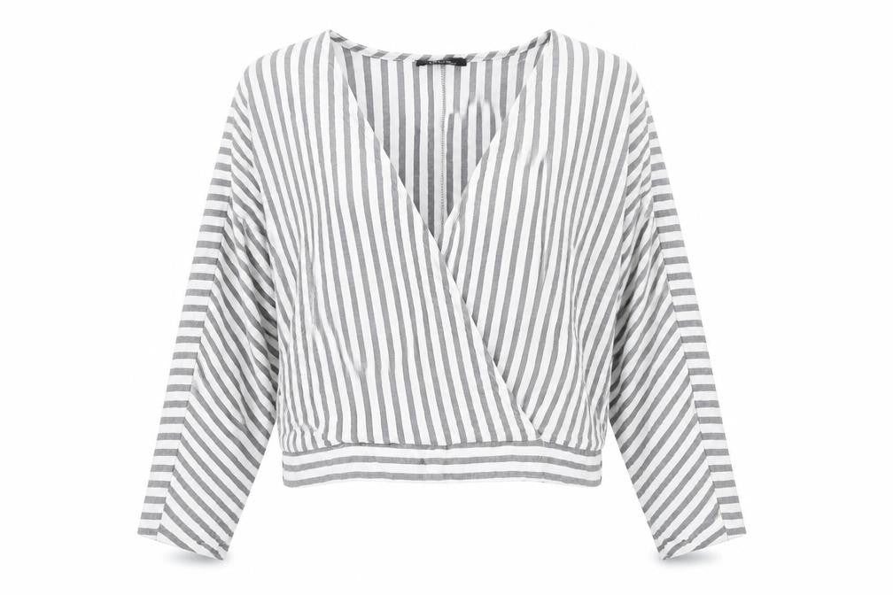 Womens UK Size L Bershka White Basic Blouse