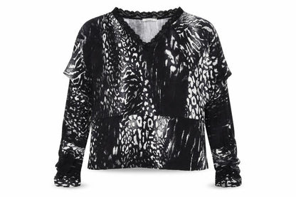 Womens UK Size 18 Artigiano Black Basic Blouse