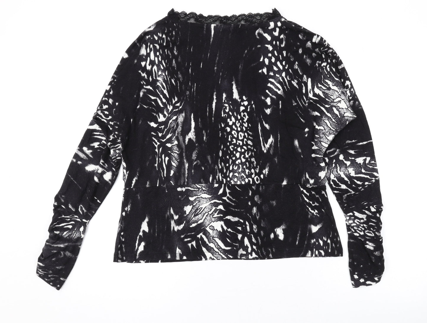 Womens UK Size 18 Artigiano Black Basic Blouse