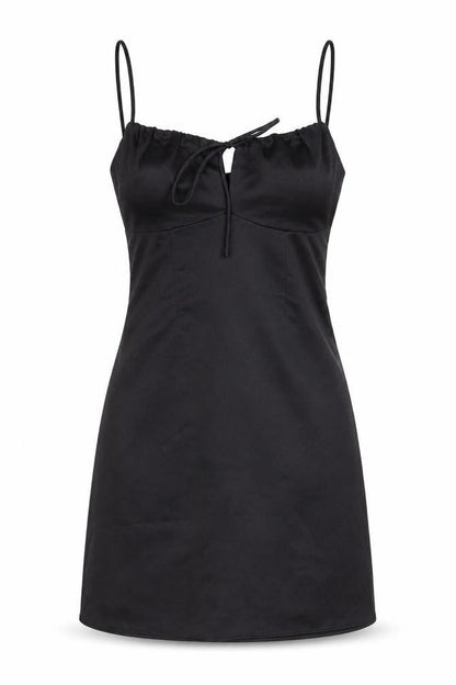 Topshop Womens Black Polyester Mini Size 4 Sweetheart Zip