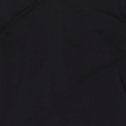 River Island Womens Black Polyester A-Line Size 8 Scoop Neck Pullover