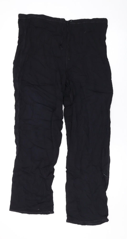 Womens UK Size M Linea Regular Fit  Black Trousers