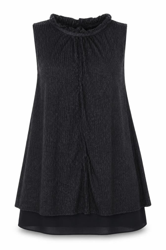 Womens UK Size 10 NEXT Black Basic Tank