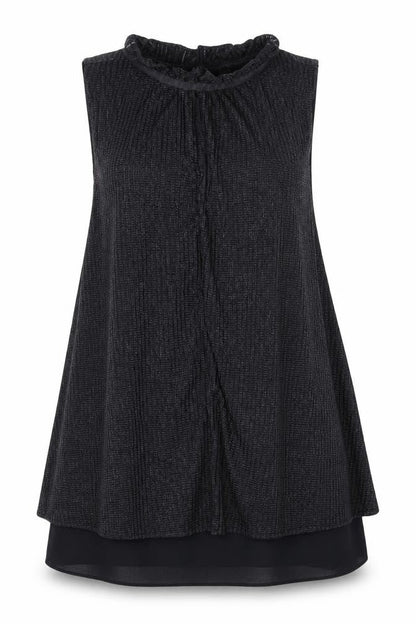 Womens UK Size 10 NEXT Black Basic Tank