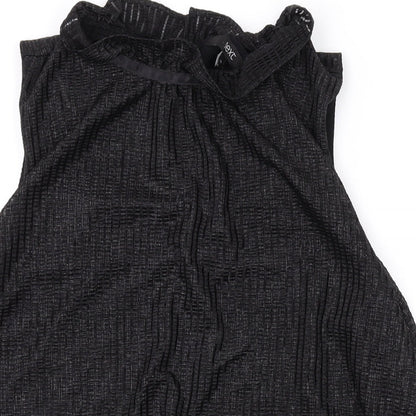 Womens UK Size 10 NEXT Black Basic Tank