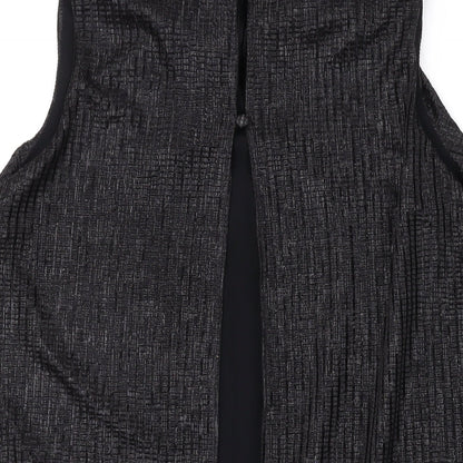 Womens UK Size 10 NEXT Black Basic Tank