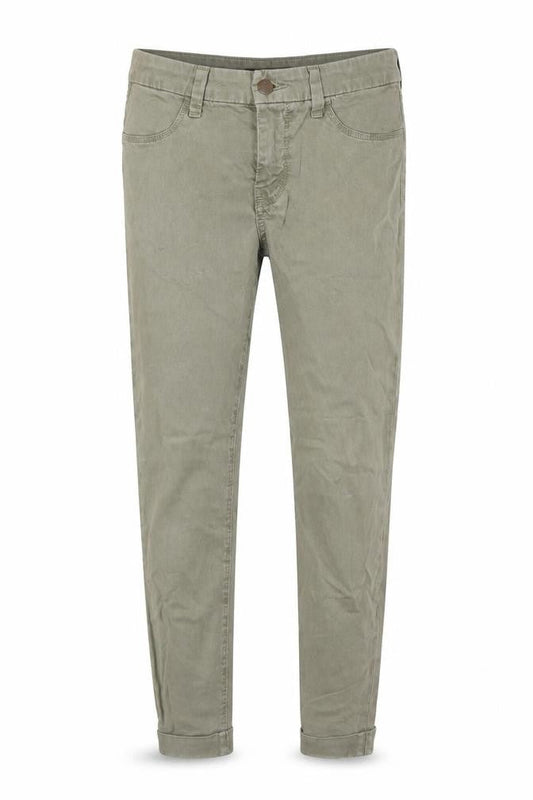 J.BRAND Womens Green Lyocell Trousers Size 25 L27 in Regular Zip - turn ups