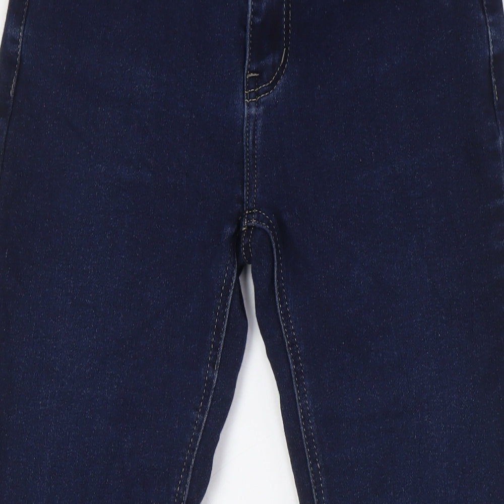 B.S Jeans Womens Blue Cotton Skinny Jeans Size 8 L29 in Regular Zip