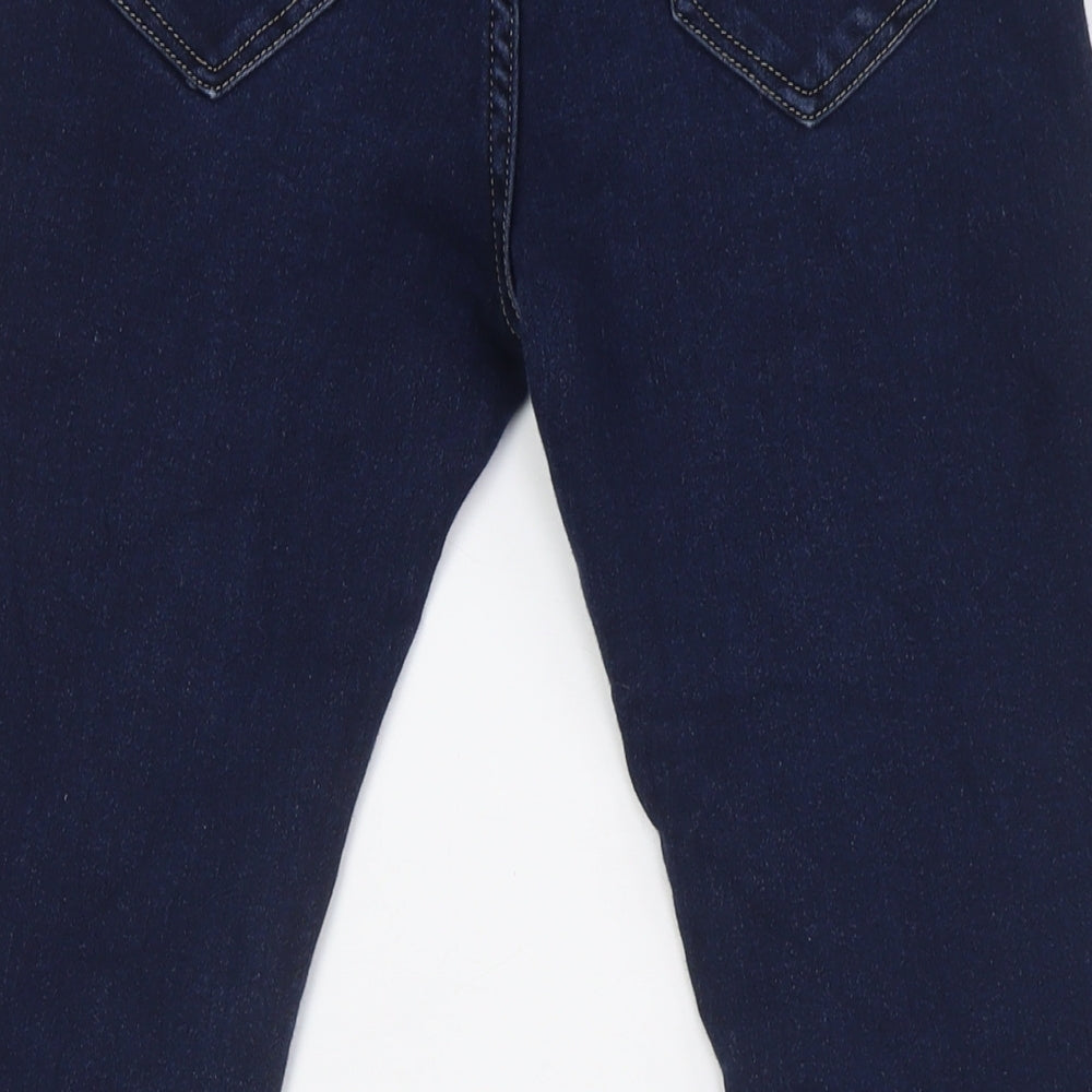 B.S Jeans Womens Blue Cotton Skinny Jeans Size 8 L29 in Regular Zip