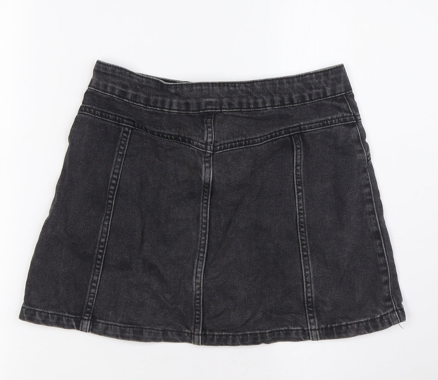 Womens UK Size 8 Topshop A-Line Denim Skirt