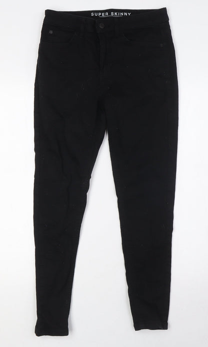 Womens UK Size 10 Marks and Spencer Regular Fit Skinny Black Jeans