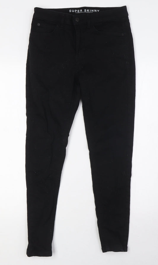 Womens UK Size 10 Marks and Spencer Regular Fit Skinny Black Jeans