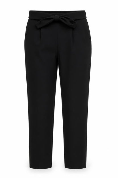 Womens UK Size 10 M&Co Regular Fit  Black Trousers